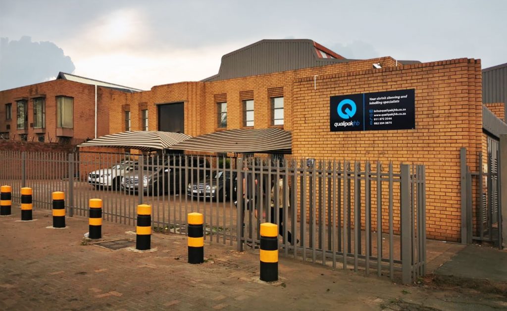 Shrink sleeving and labelling in Johannesburg QualipakJHB building exterior