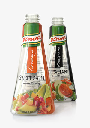 Heat shrink sleeve packaging for Knorr